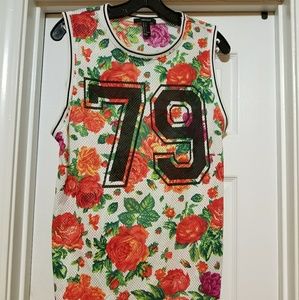 Forever 21 Flowered Jersey